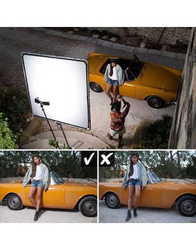 Manfrotto Skylite Rapid Fabric Midi 1.5 x 1.5m 1.25 Stop Diffuser