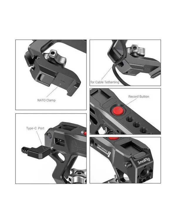 SmallRig NATO Top Handle with Record Start Stop Trigger
