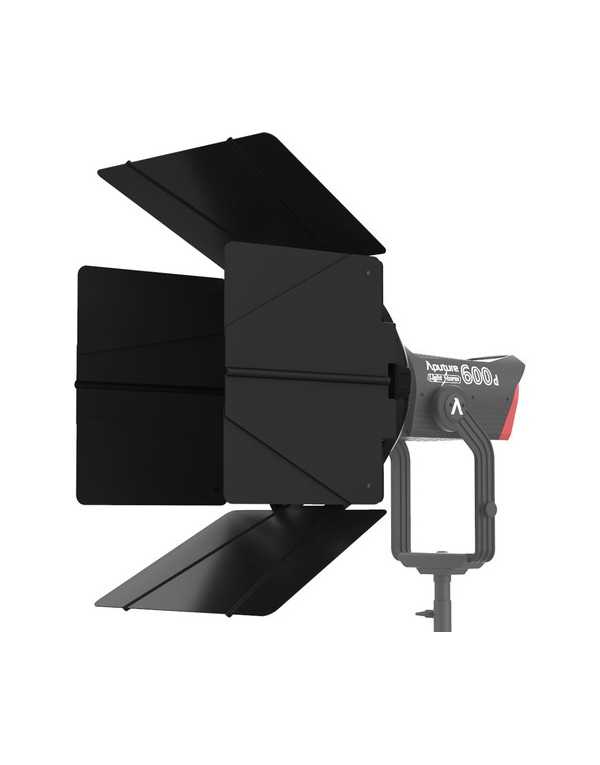 Aputure F10 Barndoors for LS 600d Fresnel Attachment
