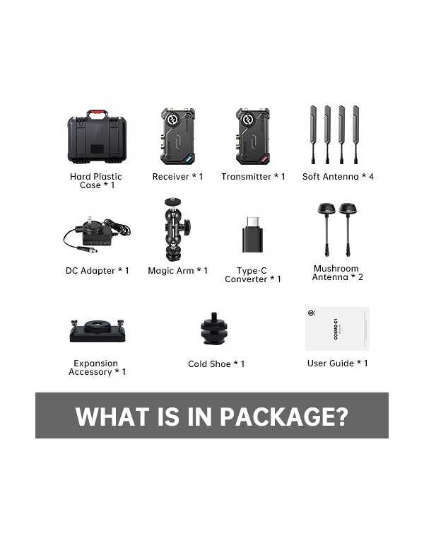 Hollyland Cosmo C1 SDI/HDMI Wireless Video Transmission System