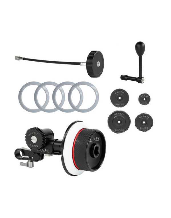 SHAPE Follow Focus Kit with Single 15mm Rod Clamp | Lens Control Systems | CAM TOOLS Middle East | SHAPE