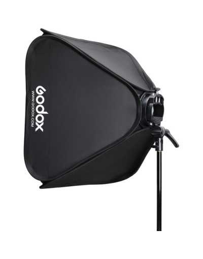 Godox S2 Speedlite Bracket with Softbox & Carrying Bag Kit (23.6 x 23.6")