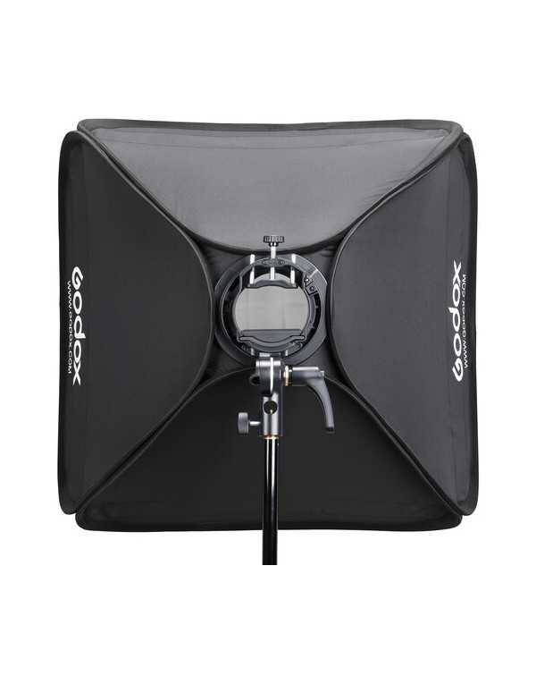 Godox S2 Speedlite Bracket with Softbox & Carrying Bag Kit (23.6 x 23.6")