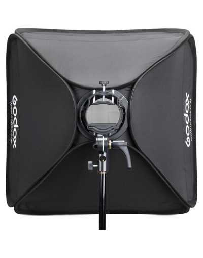 Godox S2 Speedlite Bracket with Softbox & Carrying Bag Kit (23.6 x 23.6")