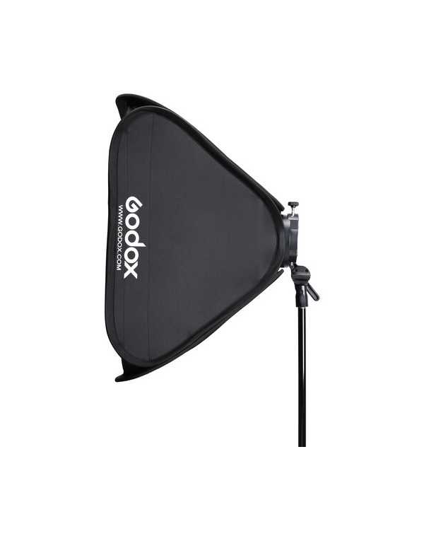 Godox S2 Speedlite Bracket with Softbox & Carrying Bag Kit (23.6 x 23.6")