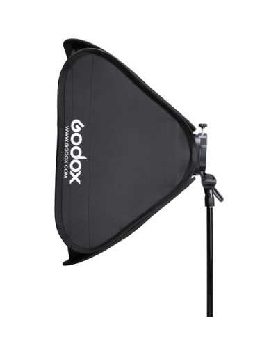 Godox S2 Speedlite Bracket with Softbox & Carrying Bag Kit (23.6 x 23.6")