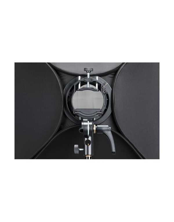 Godox S2 Speedlite Bracket with Softbox & Carrying Bag Kit (23.6 x 23.6")