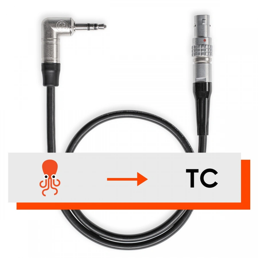 TENTACLE TO LEMO 5-PIN TIMECODE CABLE