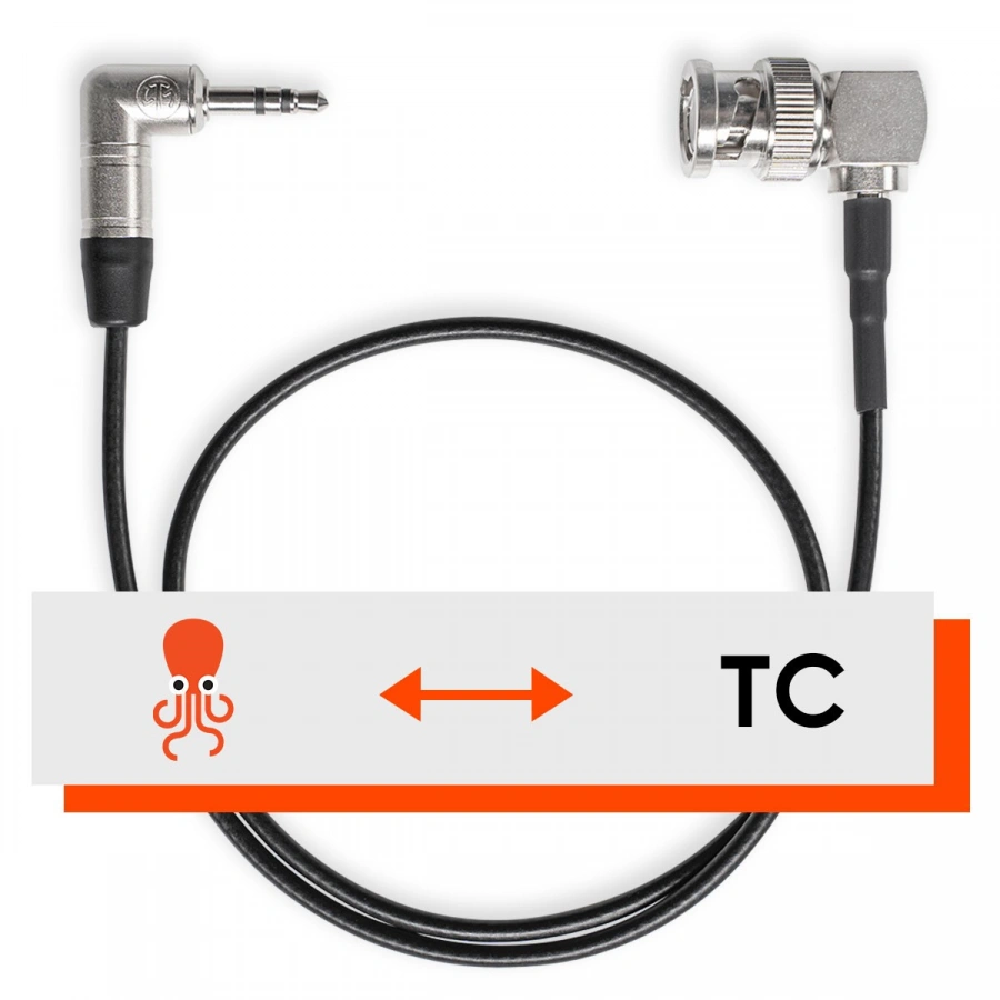 Tentacle Sync Tentacle to BNC Cable (Right-Angle, 16")
