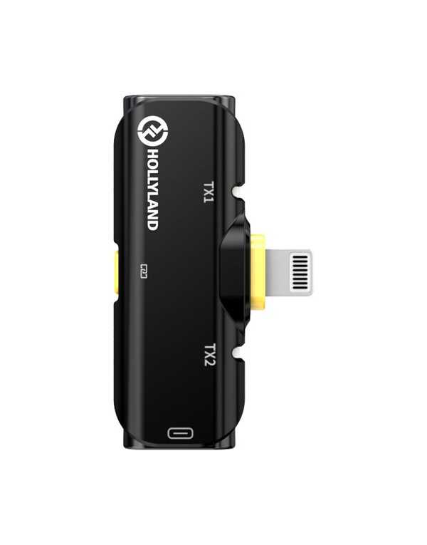 Hollyland LARK C1 DUO 2-Person Wireless Microphone System with Lightning Connector for iOS Devices