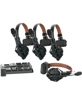 Hollyland Solidcom C1 Pro-4S Full-Duplex ENC Wireless Intercom System with 4 Headsets