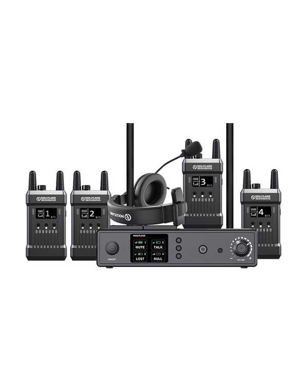 Hollyland Mars T1000 Intercom System with Four Beltpack Transceivers | Wireless Intercom | CAM TOOLS Middle East | Hollyland