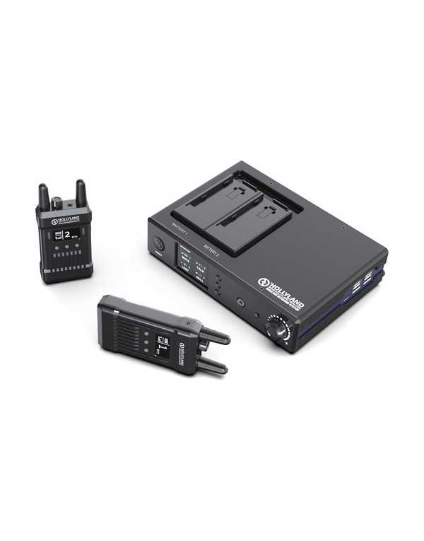 Hollyland Mars T1000 Intercom System with Four Beltpack Transceivers