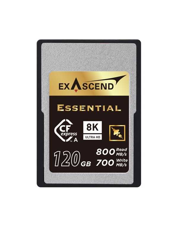 Exascend 120GB Essential Series CFexpress Type A Memory Card | Memory Cards | CAM TOOLS Middle East | ExAscend