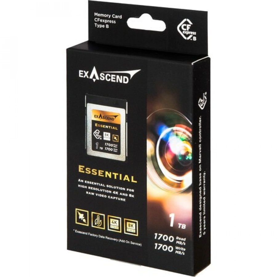 Exascend 1TB Essential Series CFexpress Type B Memory Card