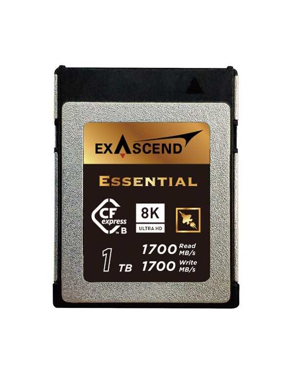 Exascend 1TB Essential Series CFexpress Type B Memory Card | Memory Cards | CAM TOOLS Middle East | ExAscend