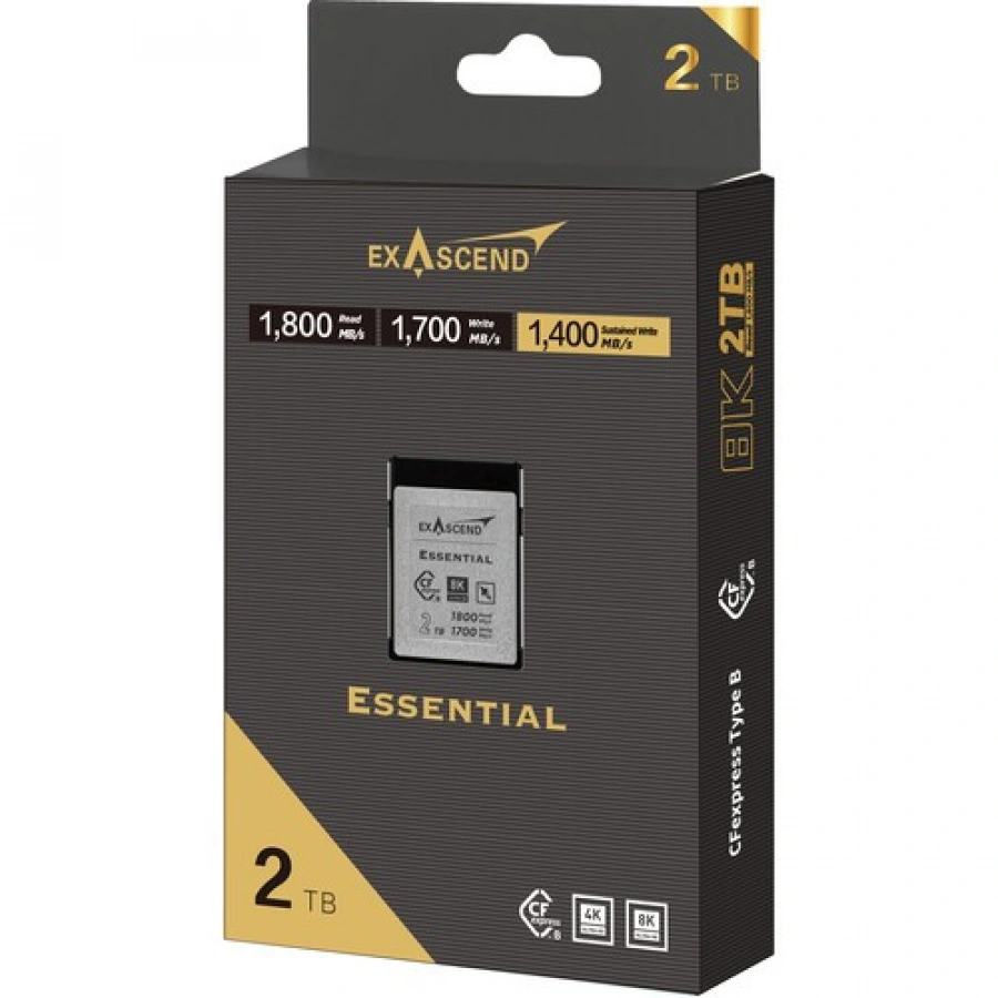 Exascend 2TB Essential Series CFexpress Type B Memory Card