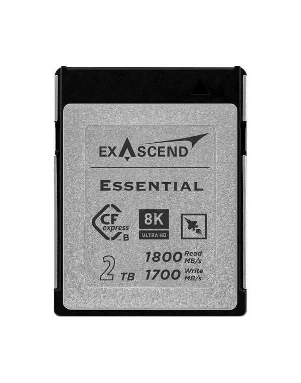 Exascend 2TB Essential Series CFexpress Type B Memory Card | Memory Cards | CAM TOOLS Middle East | ExAscend