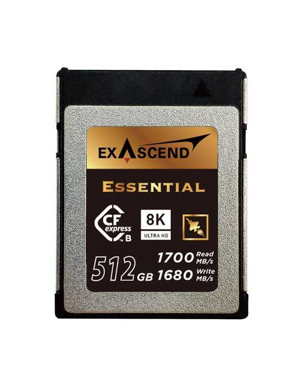 Exascend 512GB CFE4 Series CFexpress Type B Memory Card | Memory Cards | CAM TOOLS Middle East | ExAscend