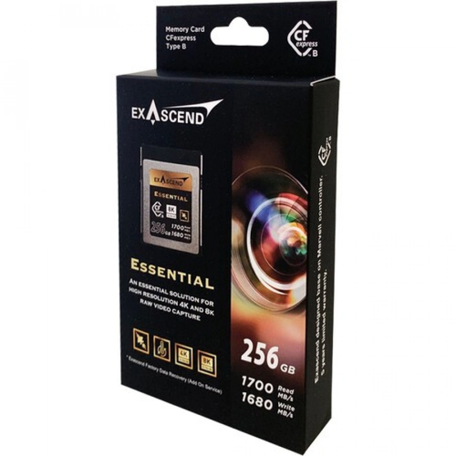Exascend 256GB Essential Series CFexpress Type B Memory Card