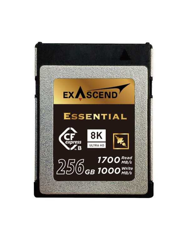 Exascend 256GB Essential Series CFexpress Type B Memory Card | Memory Cards | CAM TOOLS Middle East | ExAscend