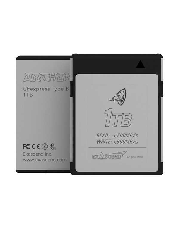 Exascend 1TB Archon CFexpress Type B Memory Card | Memory Cards | CAM TOOLS Middle East | ExAscend