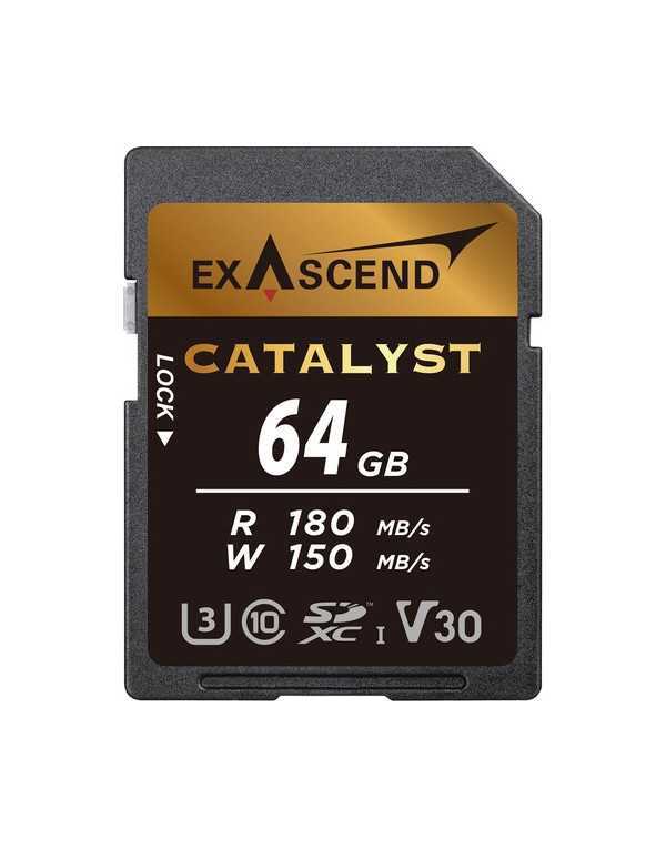 Exascend 64GB Catalyst UHS-I SDXC Memory Card | Memory Cards | CAM TOOLS Middle East | ExAscend