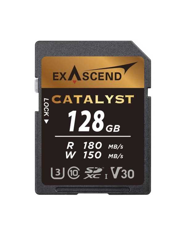 Exascend 128GB Catalyst UHS-I SDXC Memory Card | Memory Cards | CAM TOOLS Middle East | ExAscend