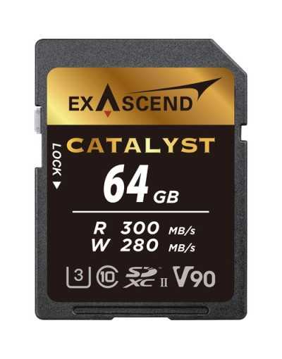 Exascend 64GB Catalyst UHS-II SDXC Memory Card