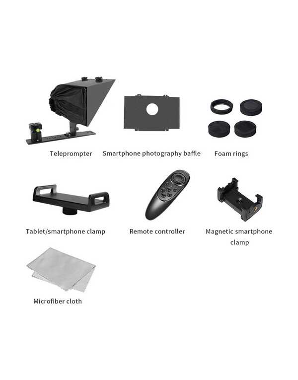 FeelWorld TP13A Teleprompter for Smartphones and Tablets