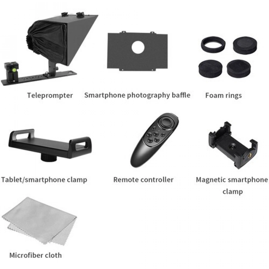 FeelWorld TP13A Teleprompter for Smartphones and Tablets