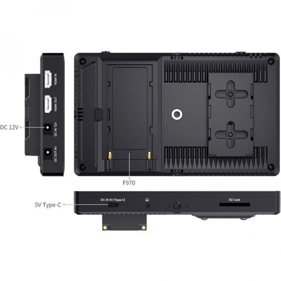 FeelWorld F7 Pro 7" 4K HDMI IPS Touchscreen Monitor