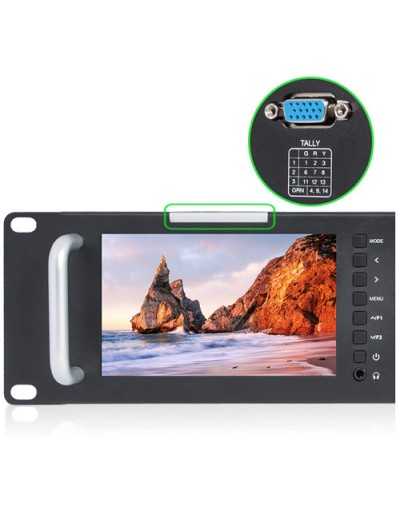 FeelWorld T51 Triple 5" 2 RU 3G-SDI/HDMI Rackmount Monitor