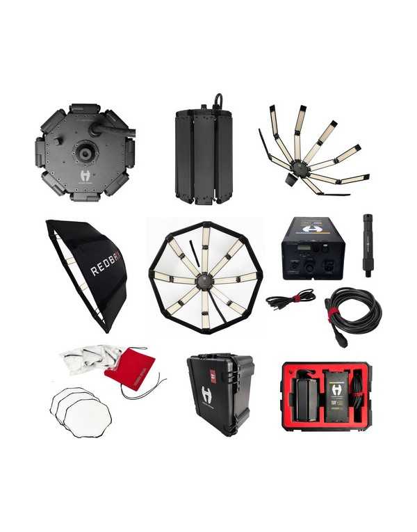 Hudson Spider Redback 36" Octagon Parabolic LED Basic Kit | LIGHTS | CAM TOOLS Middle East | Hudsonspider