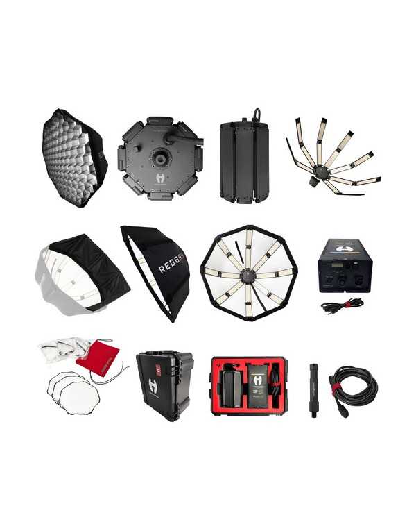 Hudson Spider Redback 36" Octagon Parabolic LED Deluxe Kit | LIGHTS | CAM TOOLS Middle East | Hudsonspider