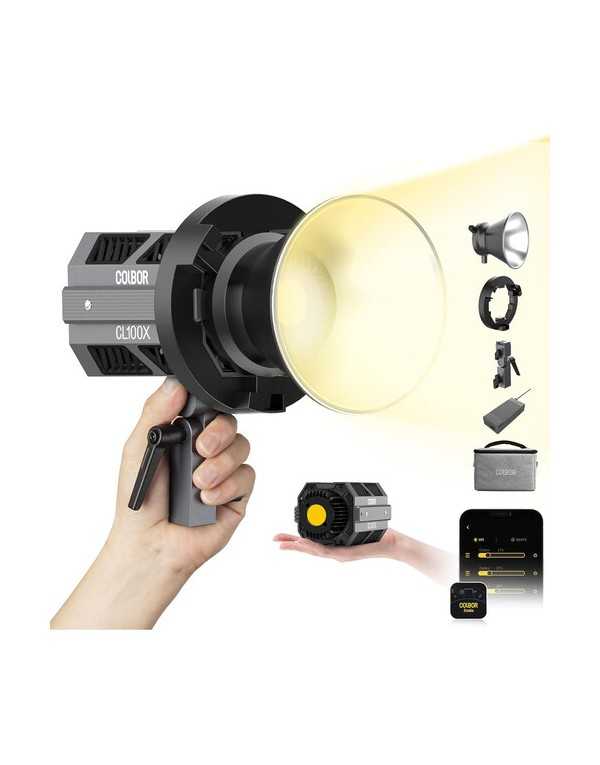 COLBOR CL100X Bi-Color LED Video Monolight | Monolights | CAM TOOLS Middle East | COLBOR