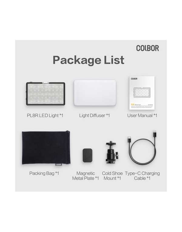 COLBOR PL8R RGB LED Pocket Light