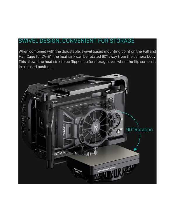 Tilta Cooling System for Sony ZV-E1 – Black