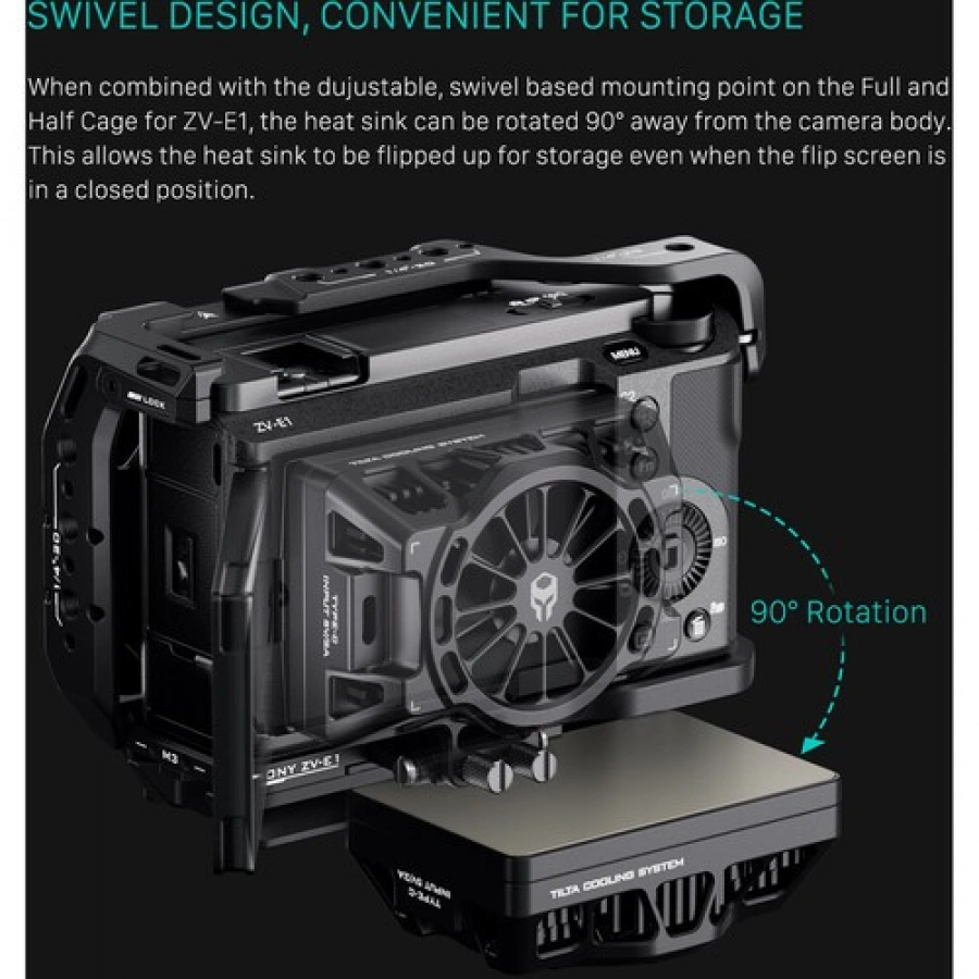 Tilta Cooling System for Sony ZV-E1 – Black