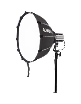 COLBOR Quick-Setup Parabolic Softbox with Grid and Bowens Mount (17.7")