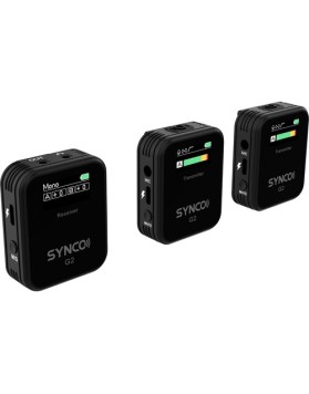 Synco WAir-G2-A2 Ultracompact 2-Person Digital Wireless Lavalier Microphone System for Cameras & Mobile Devices (2.4 GHz)