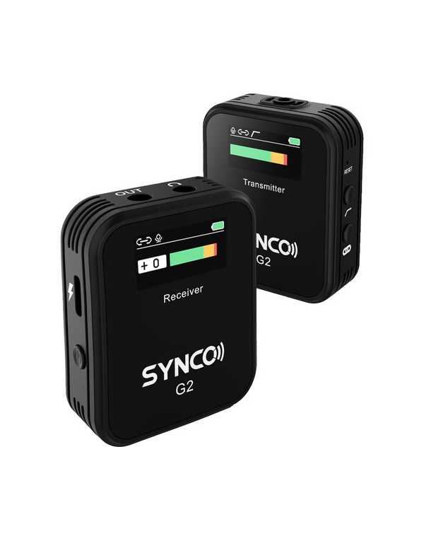 Synco WAir-G2-A1 Ultracompact Digital Wireless Microphone System for Mirrorless/DSLR Cameras (2.4 GHz) | Wireless Microphone Systems | CAM TOOLS Middle East | SYNCO