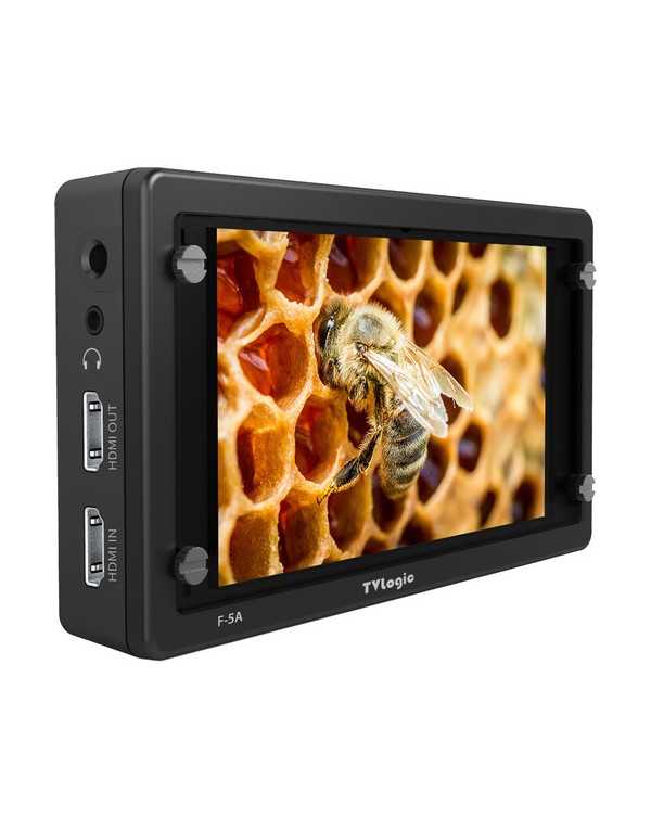 TVLogic F-5A 5.5" IPS On-Camera Monitor with L-Series Type Plate | Monitors | CAM TOOLS Middle East | TV Logic