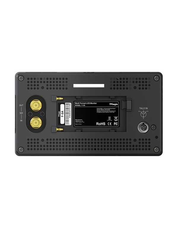 TVLogic F-5A 5.5" IPS On-Camera Monitor with L-Series Type Plate