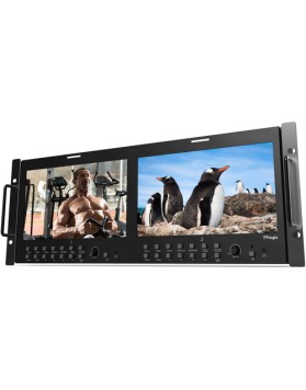 TVLogic RKM-290A Dual 9" HD/SD Multichannel LCD Rack Monitor