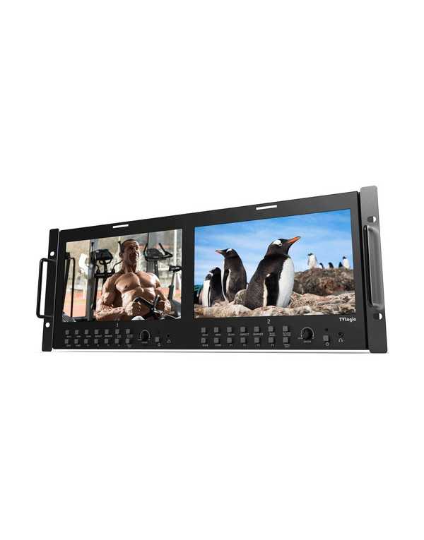 TVLogic RKM-290A Dual 9" HD/SD Multichannel LCD Rack Monitor | Camera Monitors | CAM TOOLS Middle East | TV Logic