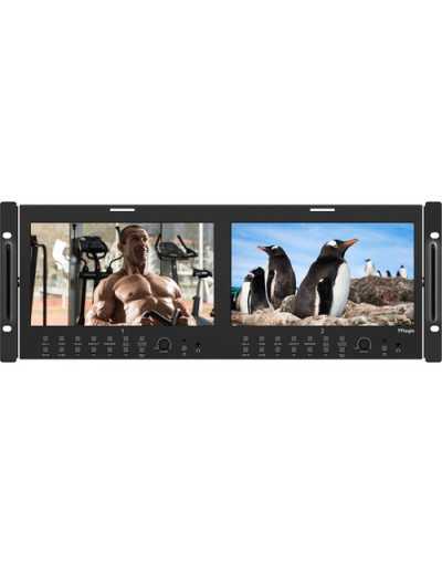 TVLogic RKM-290A Dual 9" HD/SD Multichannel LCD Rack Monitor