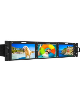 TVLogic R-5T 3 x 5.5" 12G-SDI/HDMI Full HD Rackmount LCD Monitors