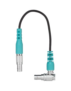 Teradek RT 4-Pin Straight to 4-Pin Right-Angle Motor Cable (8")