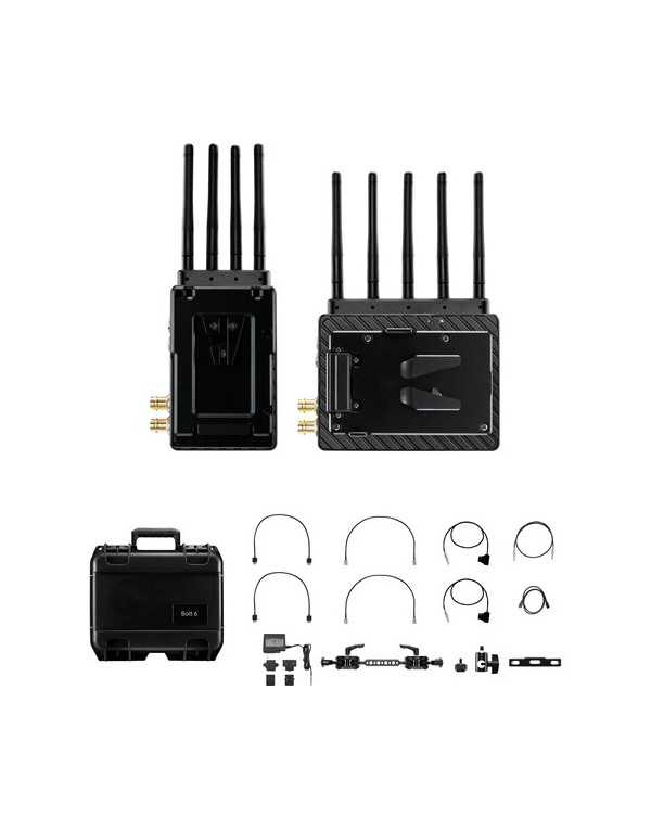 Teradek Bolt 6 XT 750 12G-SDI/HDMI Wireless RX/TX Deluxe Kit (V-Mount)